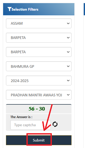 PM Awas Yojana Gramin List Assam